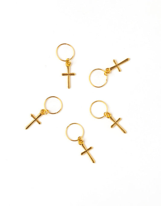 Hair hoop with pendant CROSS AFROline (5pcs)-1